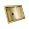 Nantucket Sinks 19.8 Inch 12.8 Inch Hand Hammered Brass Rectangle Undermount Bathroom Sink with Overflow TRB-OF - alternate 7